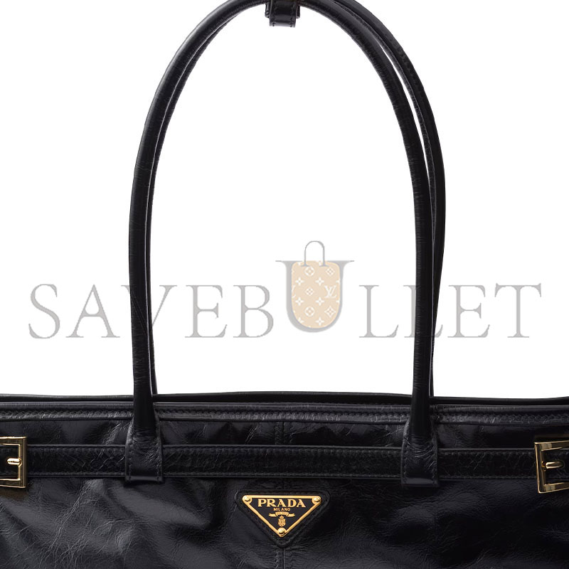 PRADA BONNIE EXTRA LARGE LEATHER HANDBAG 1BA439 (42*30*12cm) PRADA BONNIE EXTRA LARGE LEATHER HANDBAG 1BA439 (42*30*12cm)